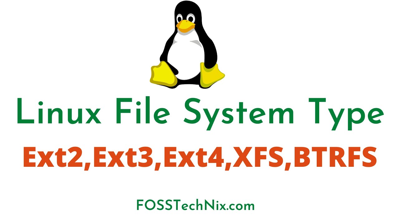 Типы файловых систем Linux — Ext2, Ext3, Ext4, XFS, BTRFS | Объяснение файловых систем Linux | Уч...