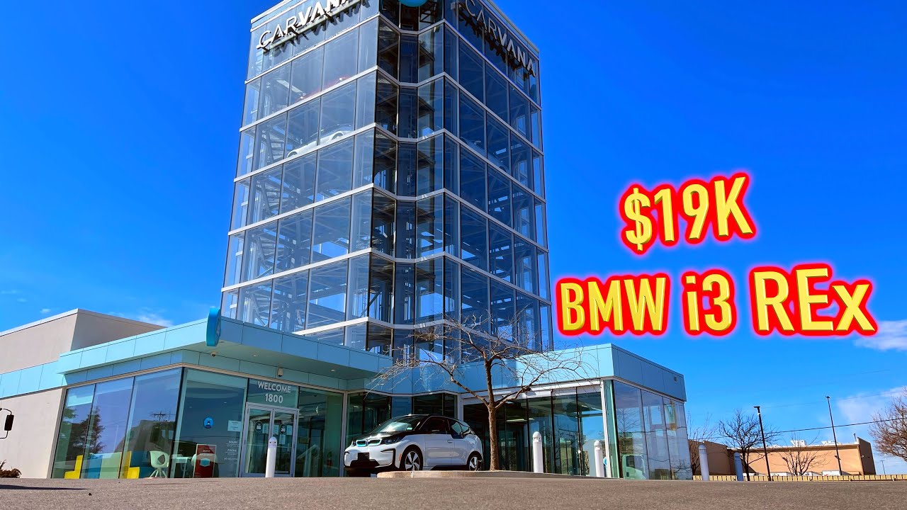 I Bought a $50K 2018 BMW i3 from Carvana for $19K!! Vending Machine Experience!!