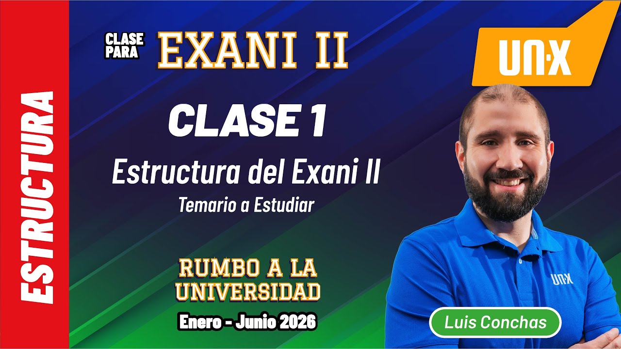 EXANI II - Clase 1 - Estructura del examen y qué estudiar.  // UV - UANL - UAEMex - UAEH - UAA