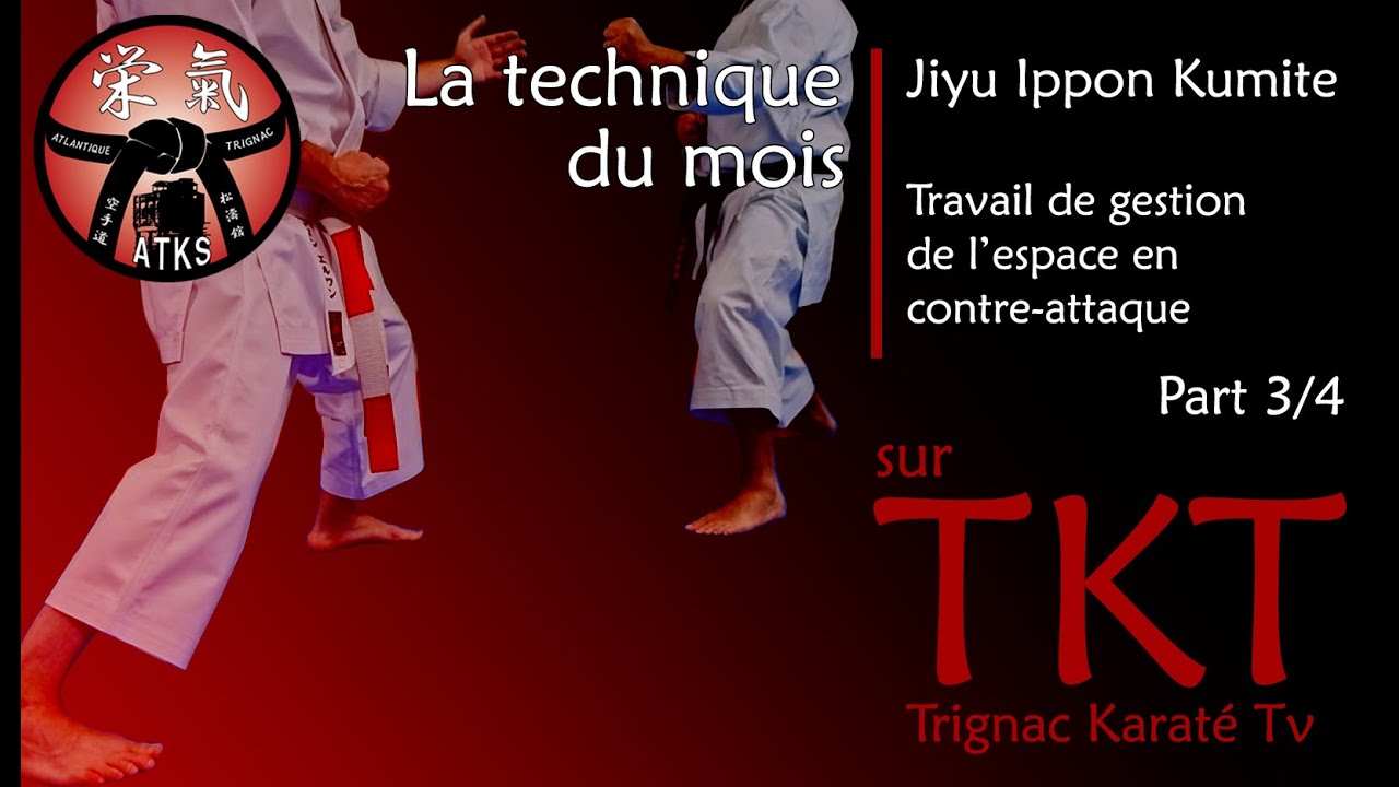 LA TECHNIQUE DU MOIS /Jiyu Ippon Kumite : gestion de l'espace en contre-attaque (part 3/4)