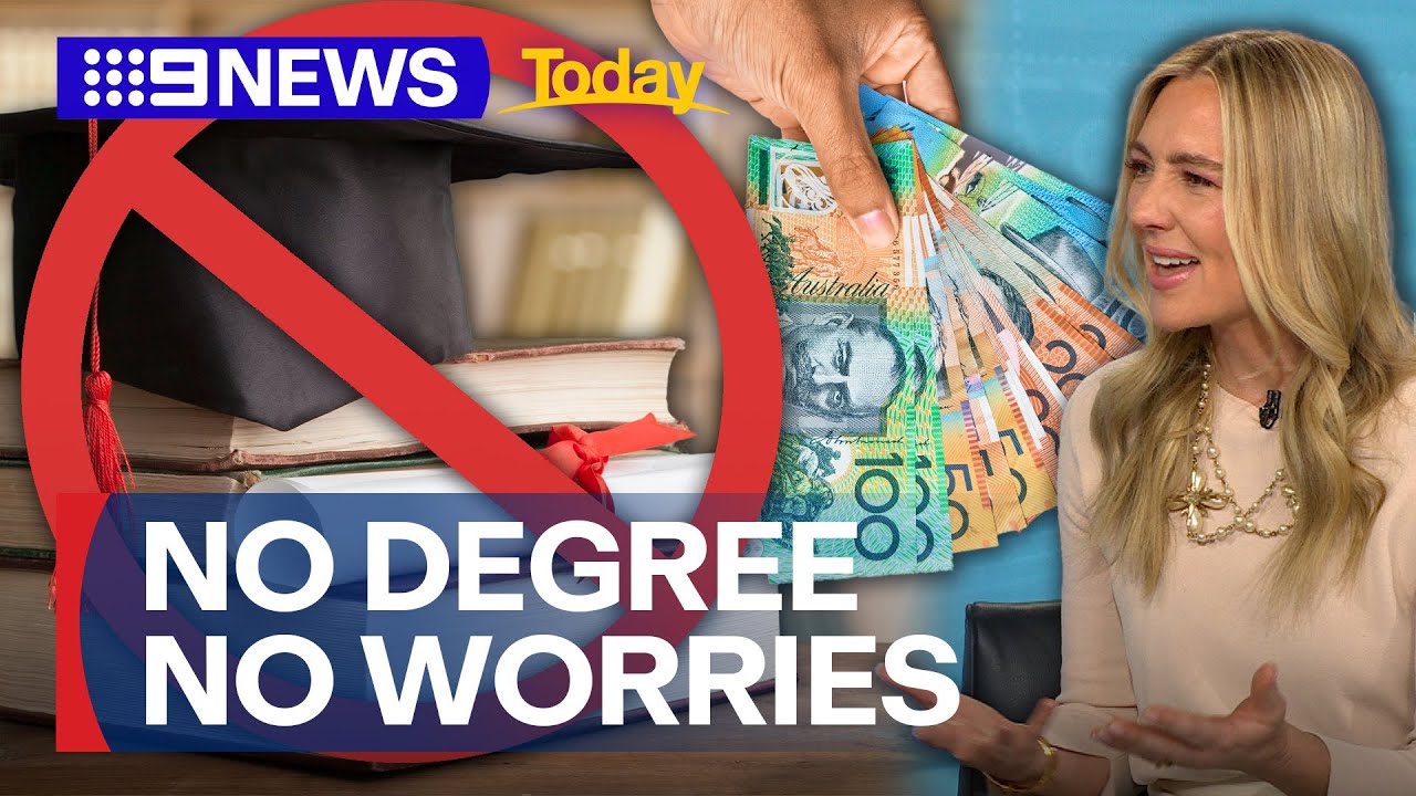 The top paying jobs that don't need a degree | 9 News Australia