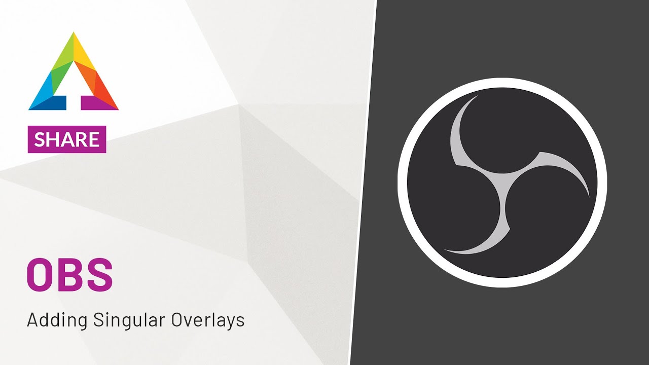 Singular - Sharing Overlays With OBS