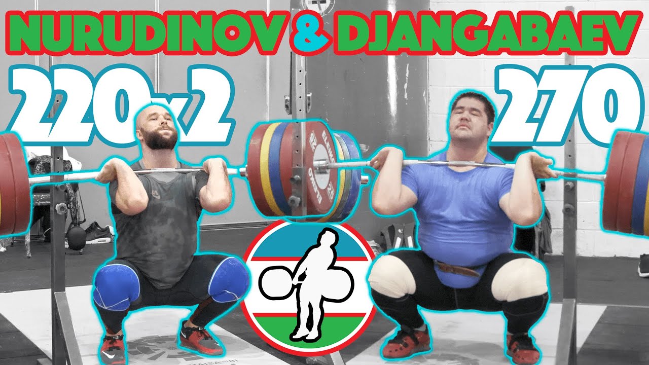 Nurudinov & Djangabaev (Djangabaev 270kg FS + Nurudinov 220 FSx2) - 2018 Asian Games [4k 50]