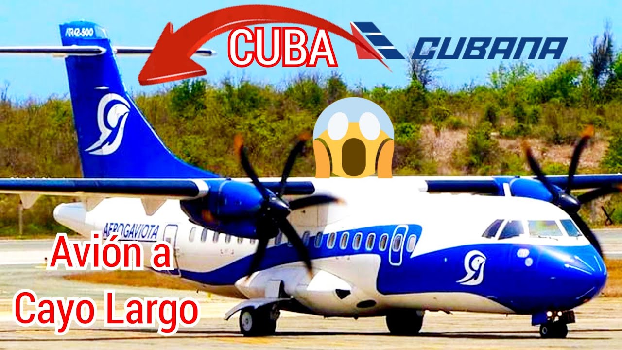 En Avión de La Habana a Cayo Largo del Sur. Un Viaje Épico en ATR 42 🏖️ ✈️  #aircraft #plane