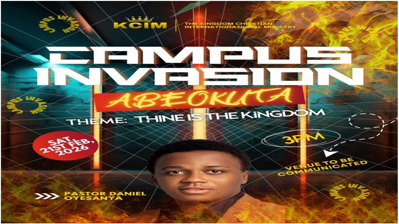 CAMPUS INVASION ABEOKUTA; THINE IS THE KINGDOM // FIRST EDITION.