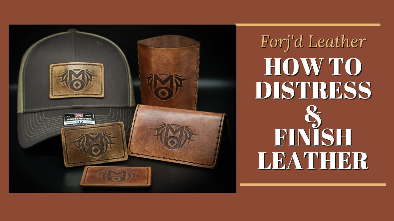Learn how to distress leather.