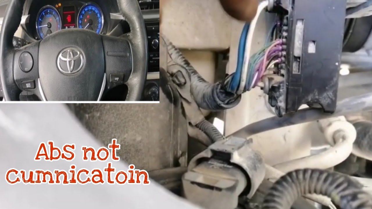 ABS control module not cumnicatoin fualty abs unit toyota corolla 2017