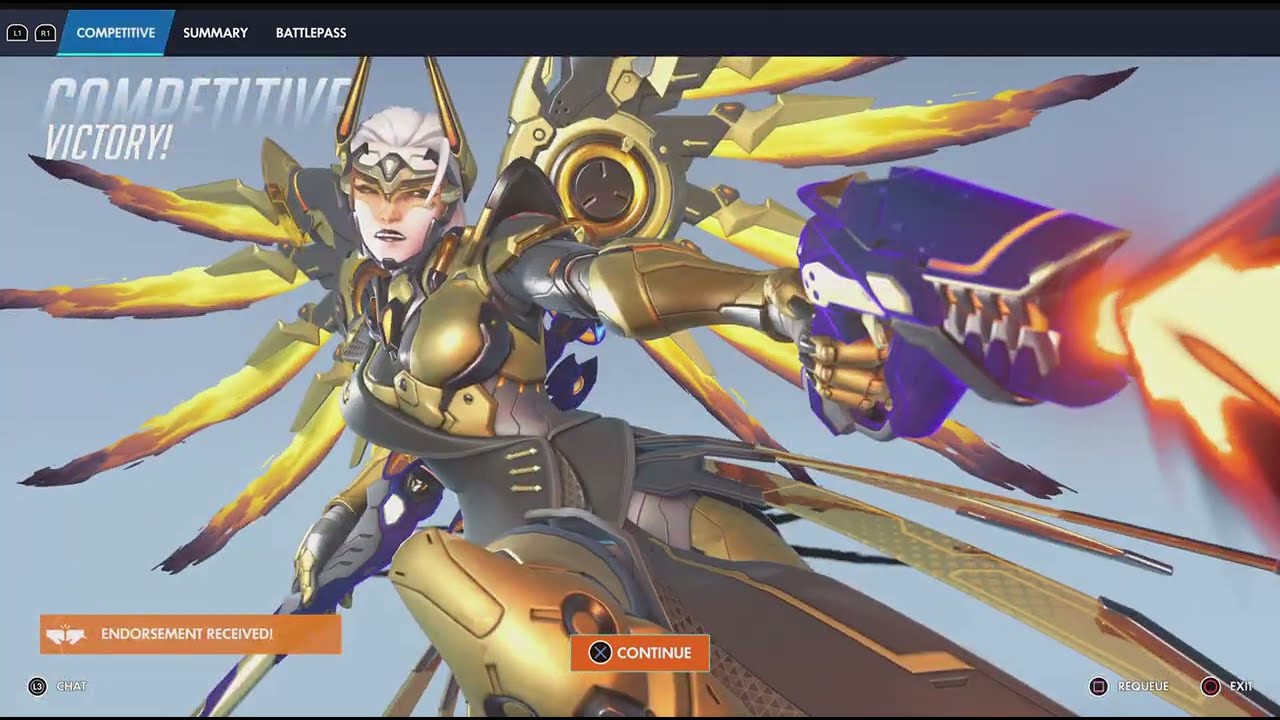 Asked 4 a Mercy 🙂 Overwatch Open Q placement