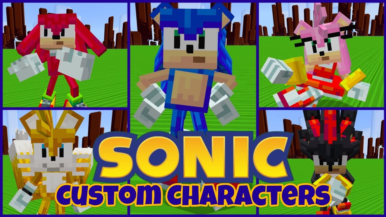 Minecraft Sonic The Hedgehog DLC - All Custom Mobs