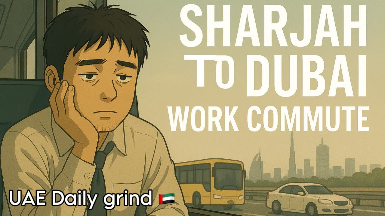 Going to work from Sharjah to Dubai 🇦🇪| Work Vlog
