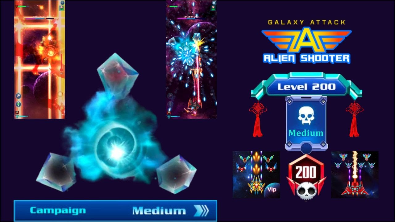 🌌 Galaxy Attack: Alien Shooting | Level 200 Medium 🚀 by Apache Gamers 🎮