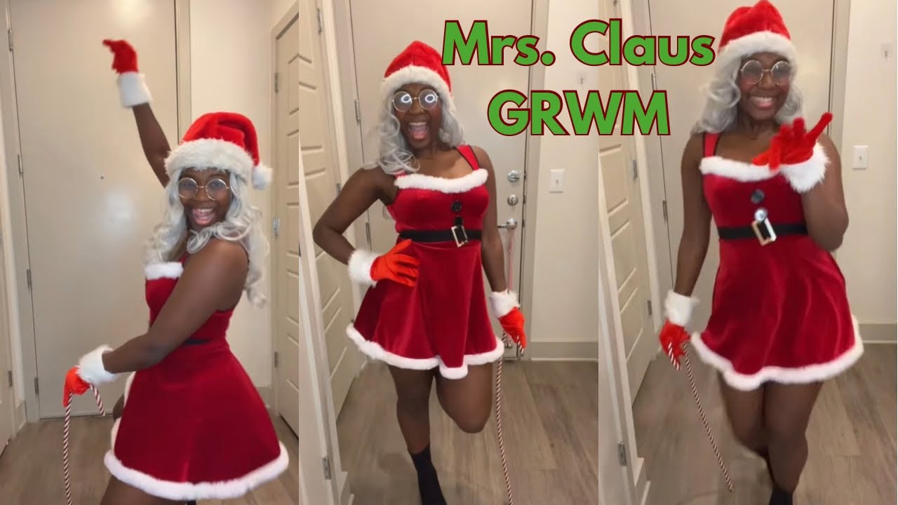 Mrs. Claus GRWM🧑🏾‍🎄❣️