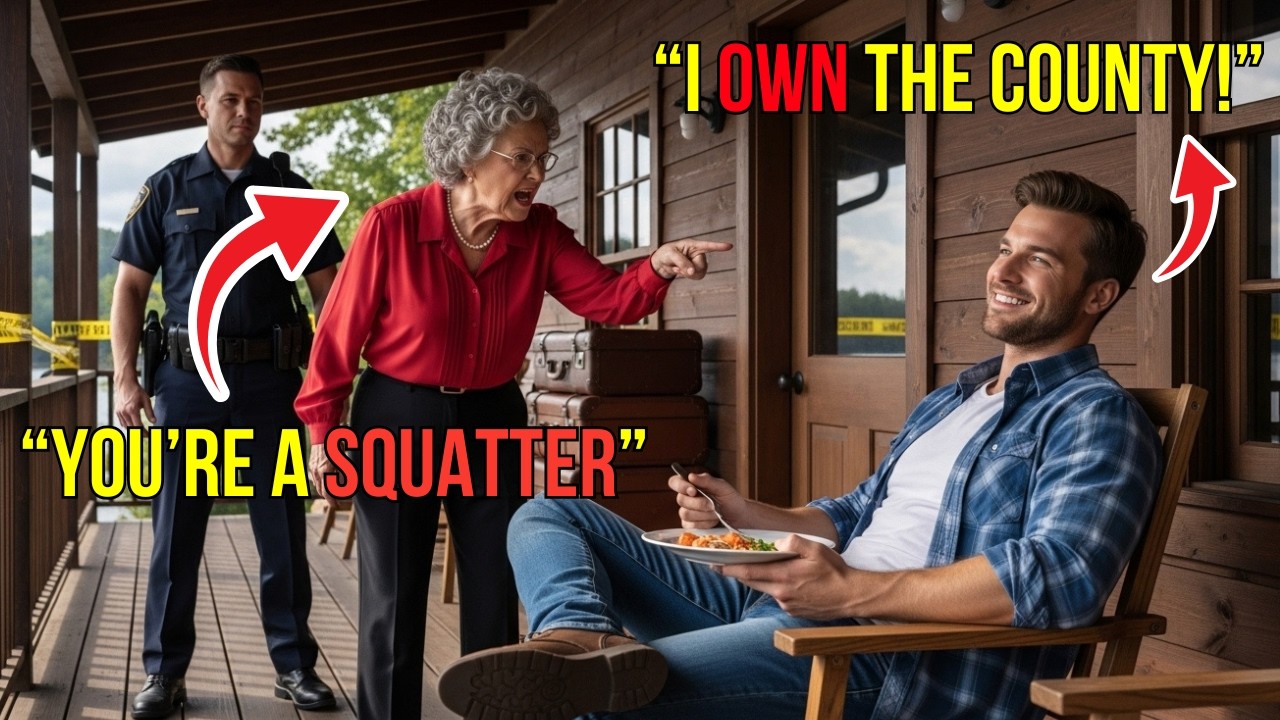 HOA Karen Calls 911 When I Refuse to Leave My Lakeside Cabin — Turns Out I Own the Whole County