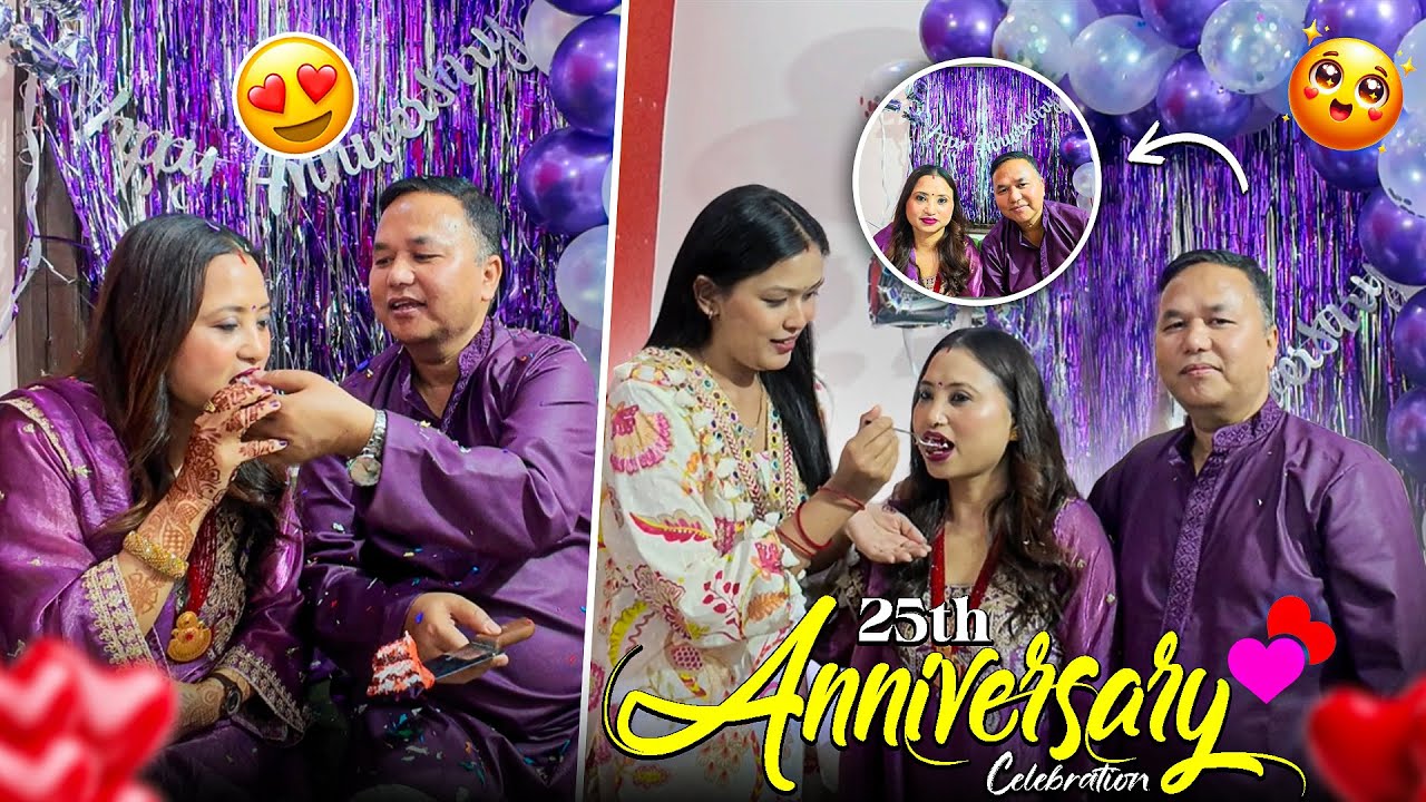 25th Anniversary celebration❤️|| Silver jubilee 😍