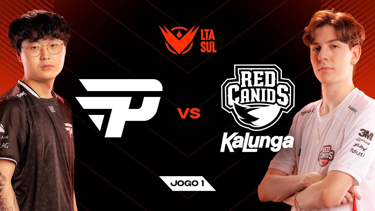 RED x PAIN (Jogo 1) | LTA Sul 2025 - Etapa 3 |  RED Canids Kalunga x paiN Gaming | Md5