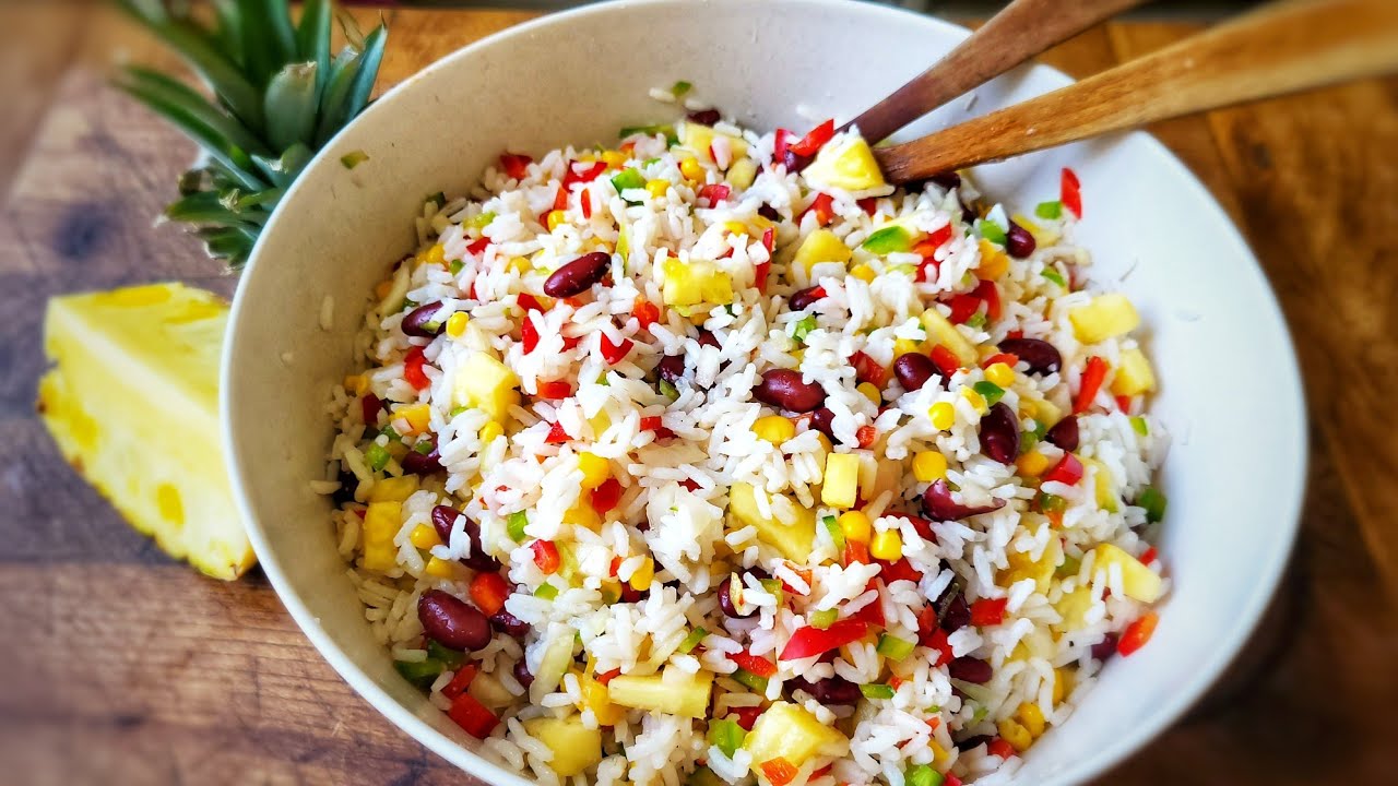 SALADE DE RIZ EXOTIQUE et V&Eacute;G&Eacute;TARIENNE