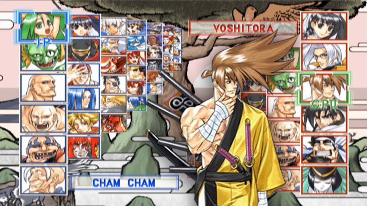 Samurai Shodown VI (Samurai Spirits: Tenkaichi Kenkakuden) All Characters [PS2]