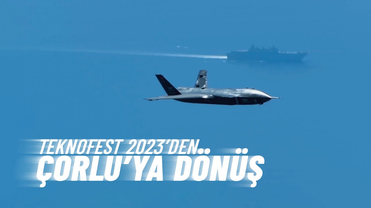 Bayraktar #KIZILELMA #TEKNOFEST2023 Dönüş Yolunda