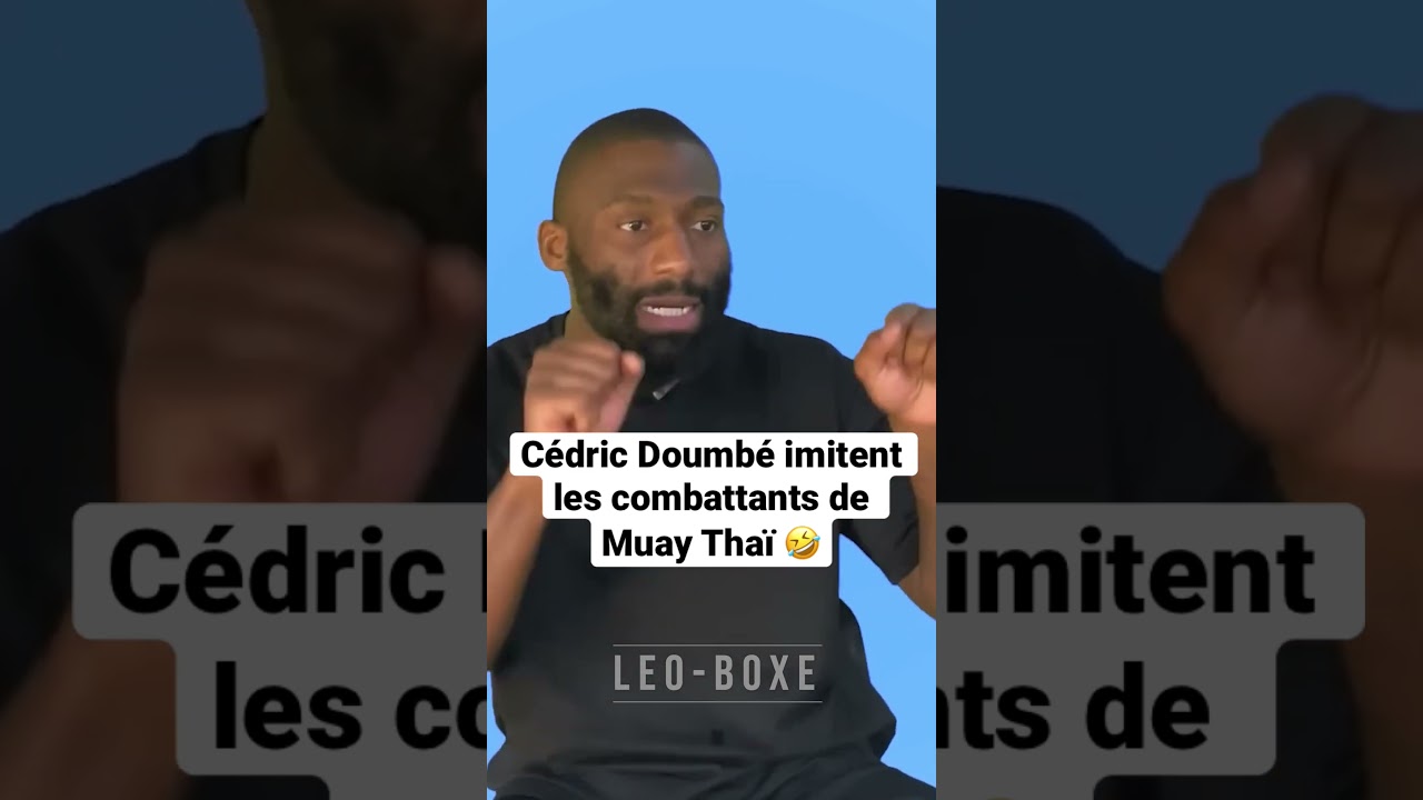 C&eacute;dric Doumb&eacute; se moquent des combattants de Muay Tha&iuml; #mma #boxe #cedricdoumbe #ufc #boxing #boxeur