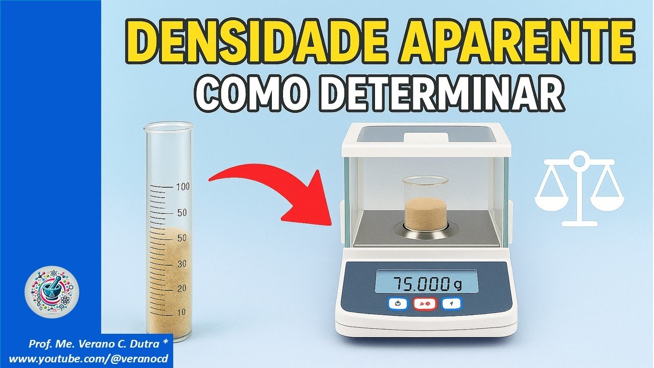💊 Como determinar a DENSIDADE APARENTE?