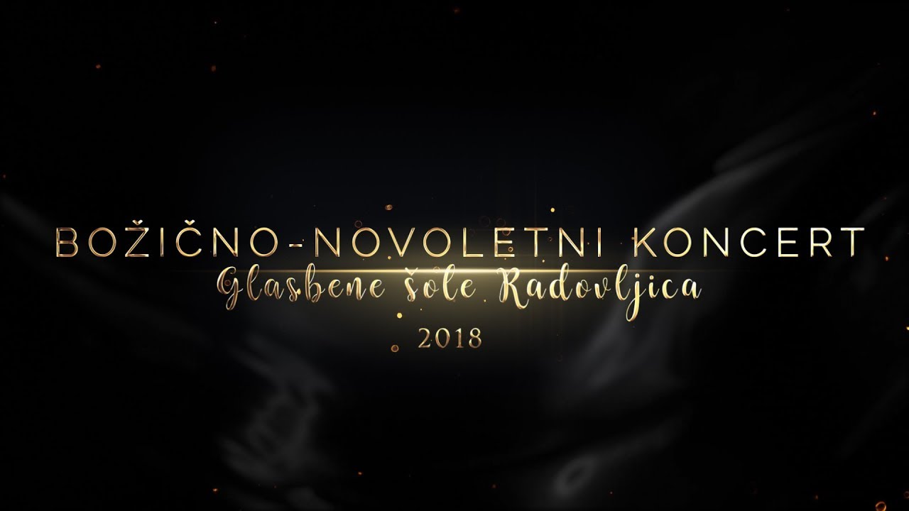 Božično-novoletni koncert Glasbene šole Radovljica 2018
