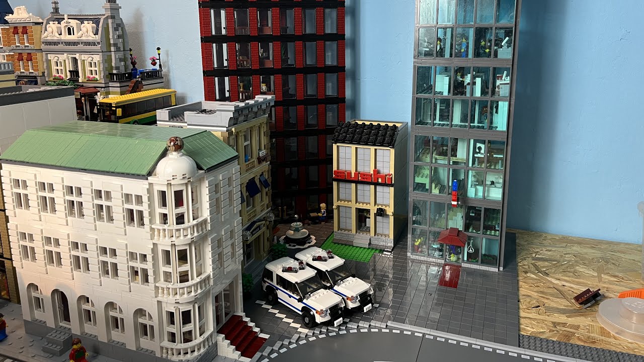 Lego Wolkenkratzer Platz - Lego Stadt Update #018