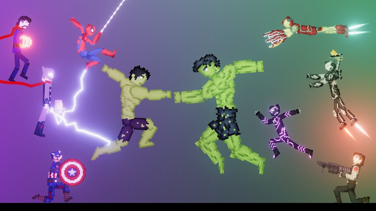 Avengers and Hulk 2025 VS Hulk 2026 and in People Playground