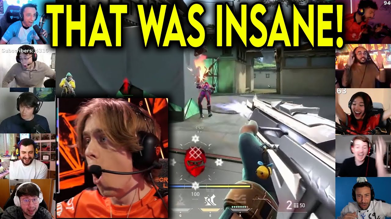 Valorant Streamers Reacts To NRG Mada HIT THE CRAZIEST ACE Against C9 In VCT