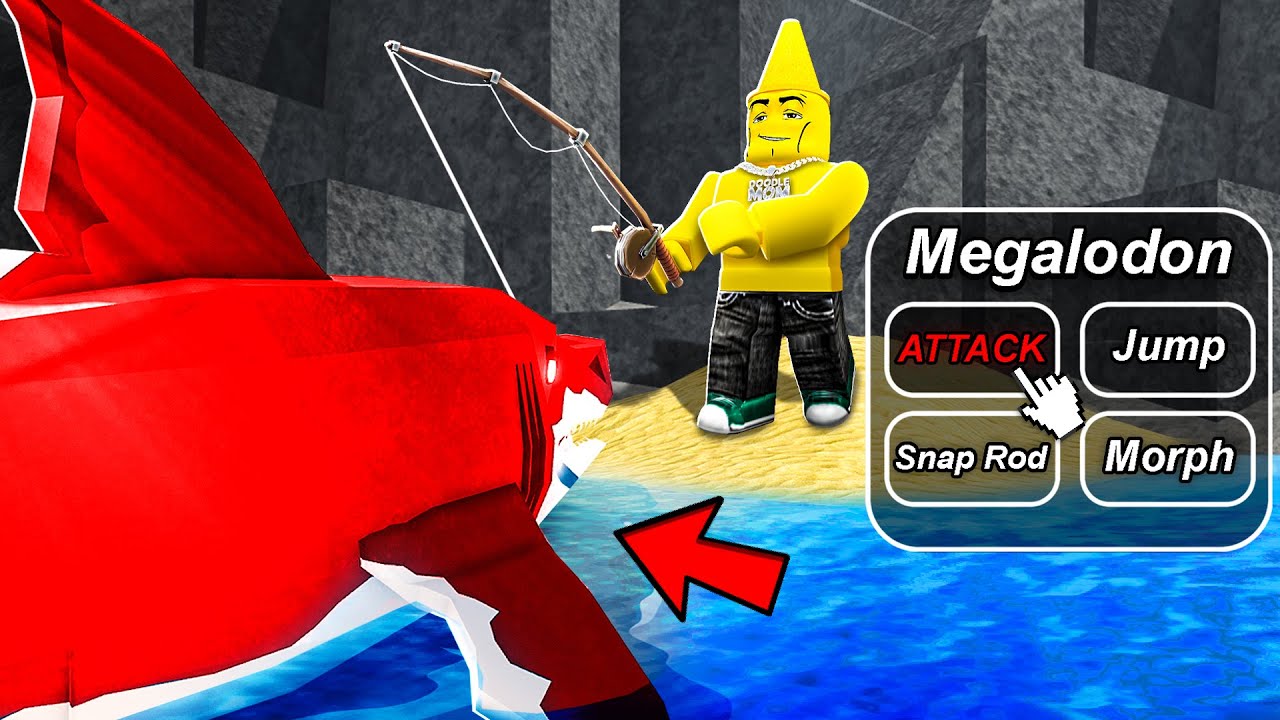 Trolling My Friend As The FISH in Roblox Fisch!