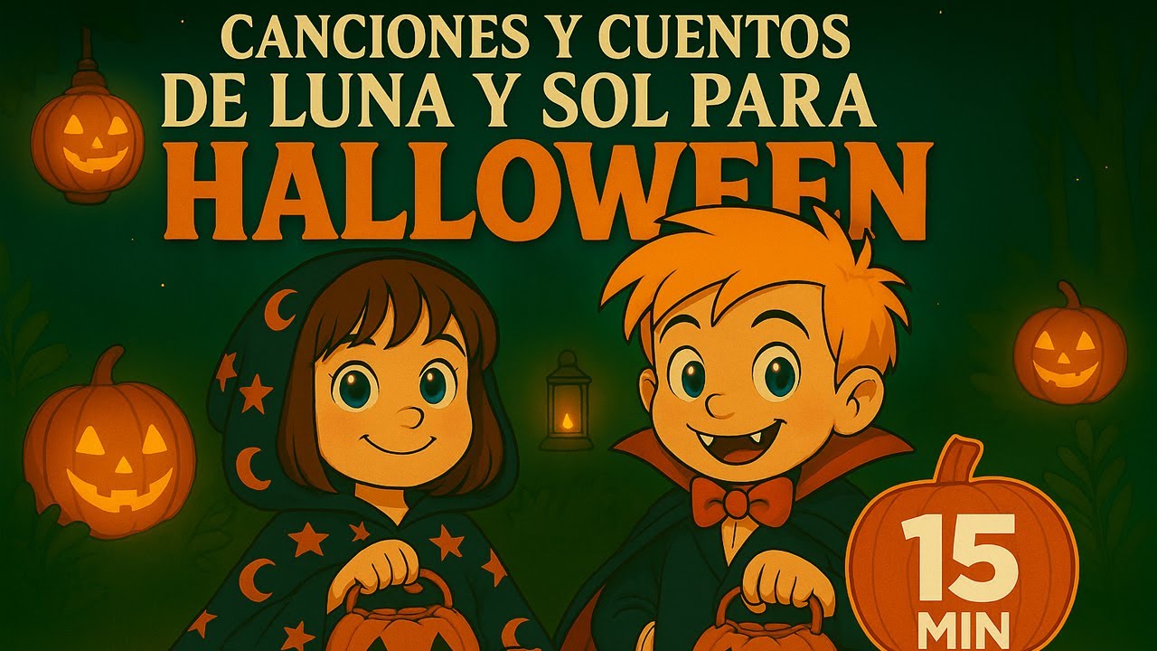 🎃🌙 Luna y Sol | Cuentos y Canciones Infantiles de Halloween 🎵🕯️| Especial de Halloween para niños✨