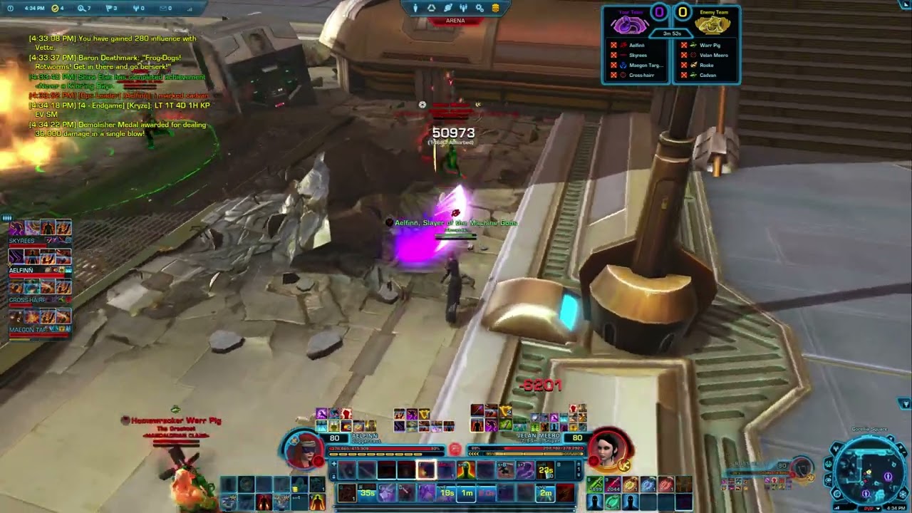 SWTOR Arena 23-08-25 Juggernaut (jugg life: having to play abit strategic to survive)