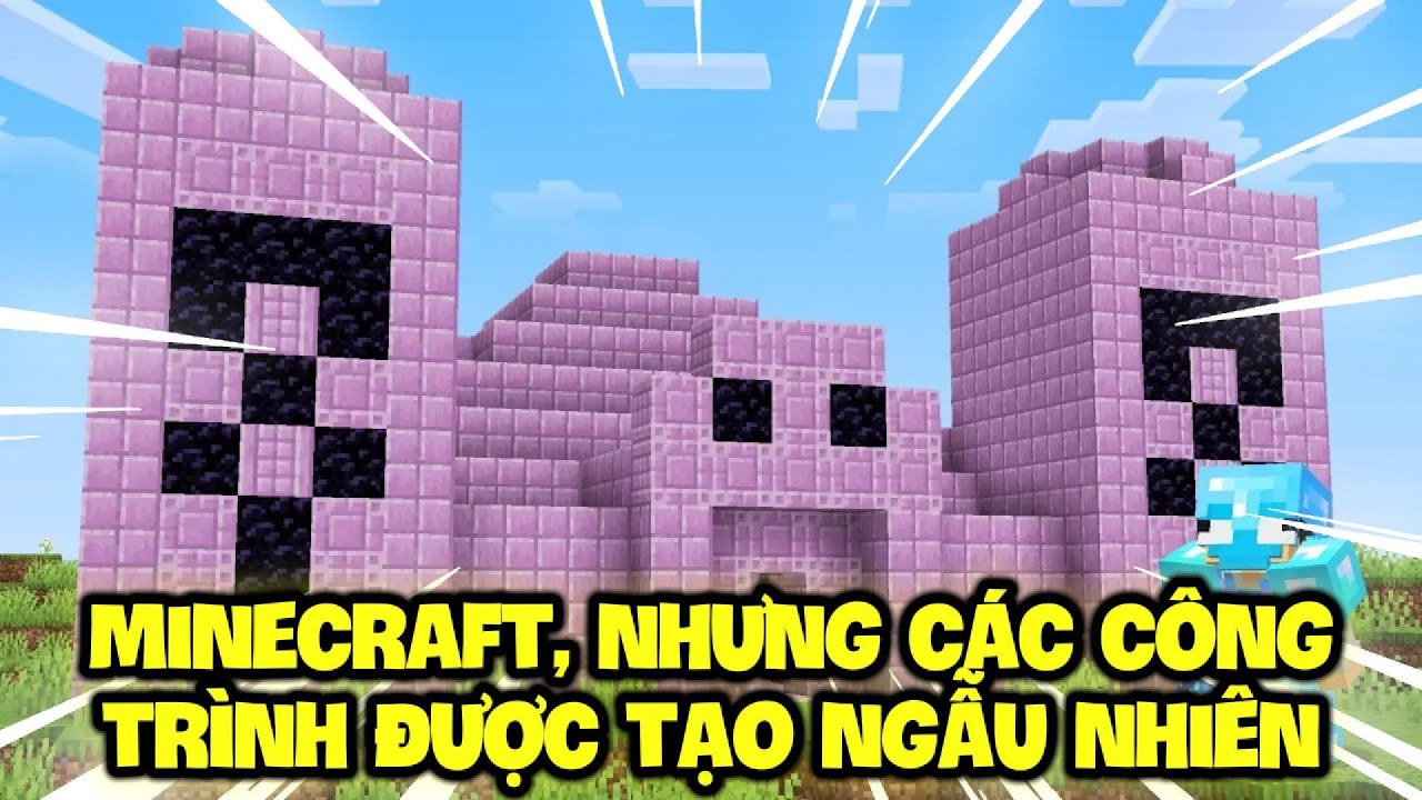 Minecraft, Nhưng Các Công Trình Được Tạo Ngẫu Nhiên !