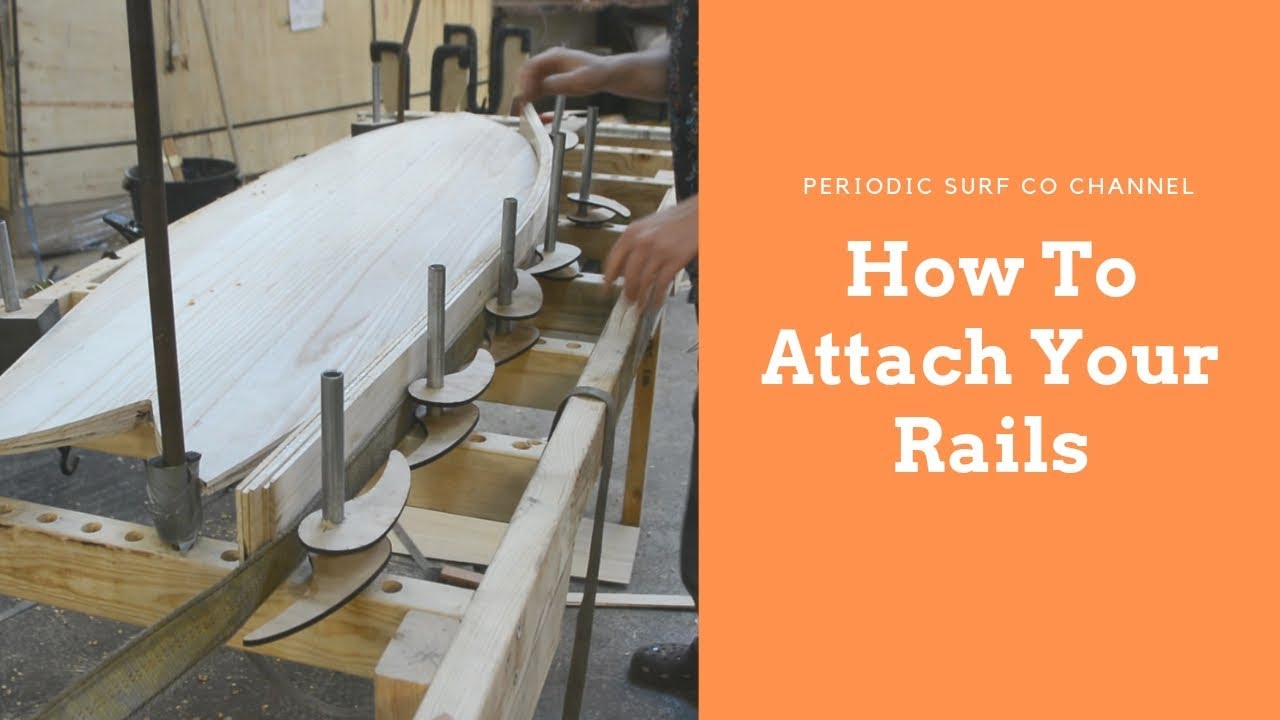 Applying rails with our ultimate surfboard bench