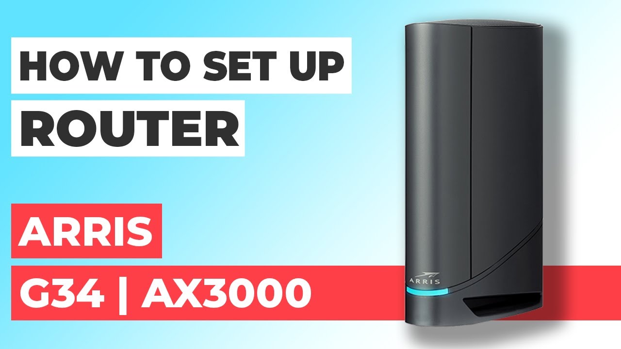 ✅ Как настроить модем ARRIS SURFboard G34 | Как настроить WiFi-роутер Arris AX3000 G34
