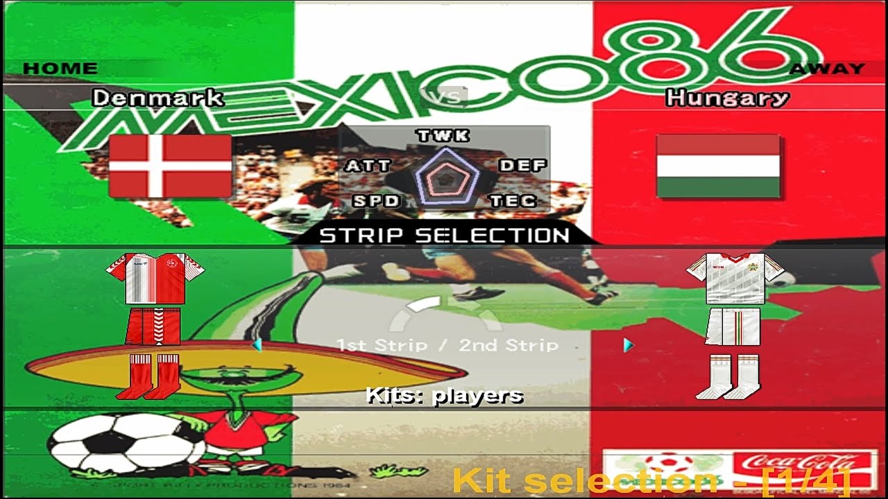 [pes6][1986 FIFA WorldCup Mexico] Hungary (Quarter Final)