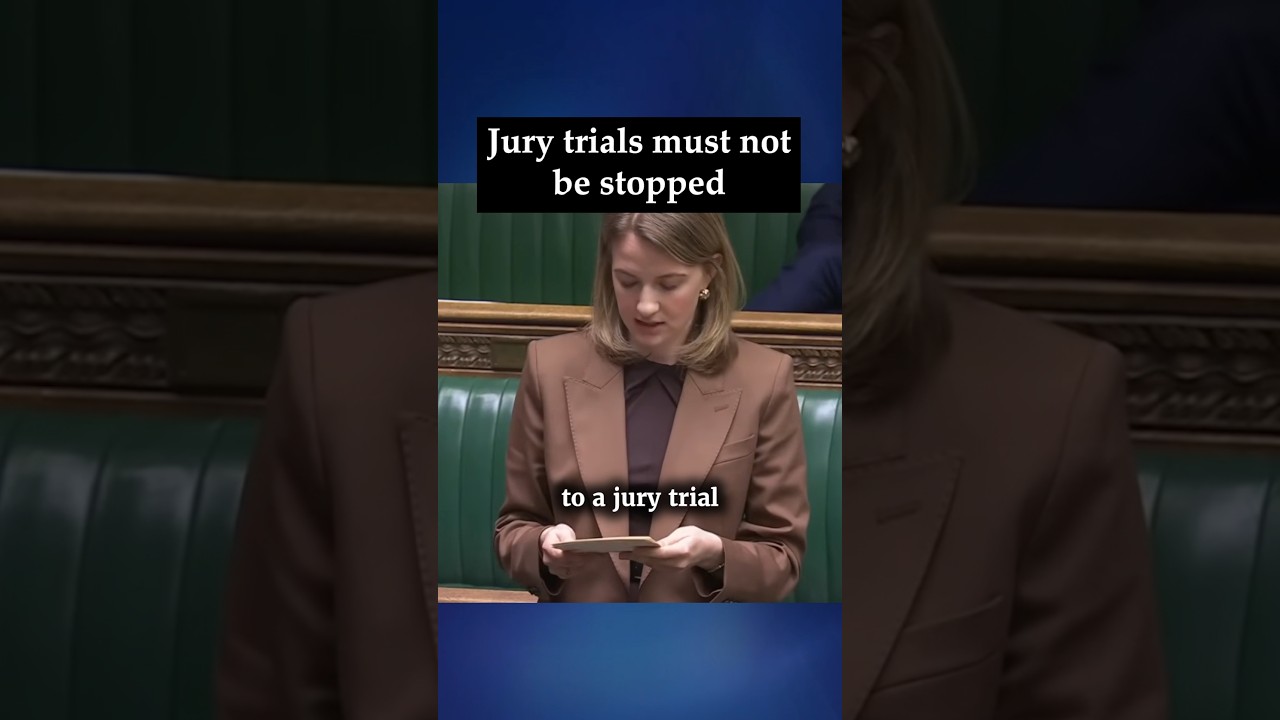 Jury trials must not be stopped. #ukpolitics #labour #conservatives #jurytrial