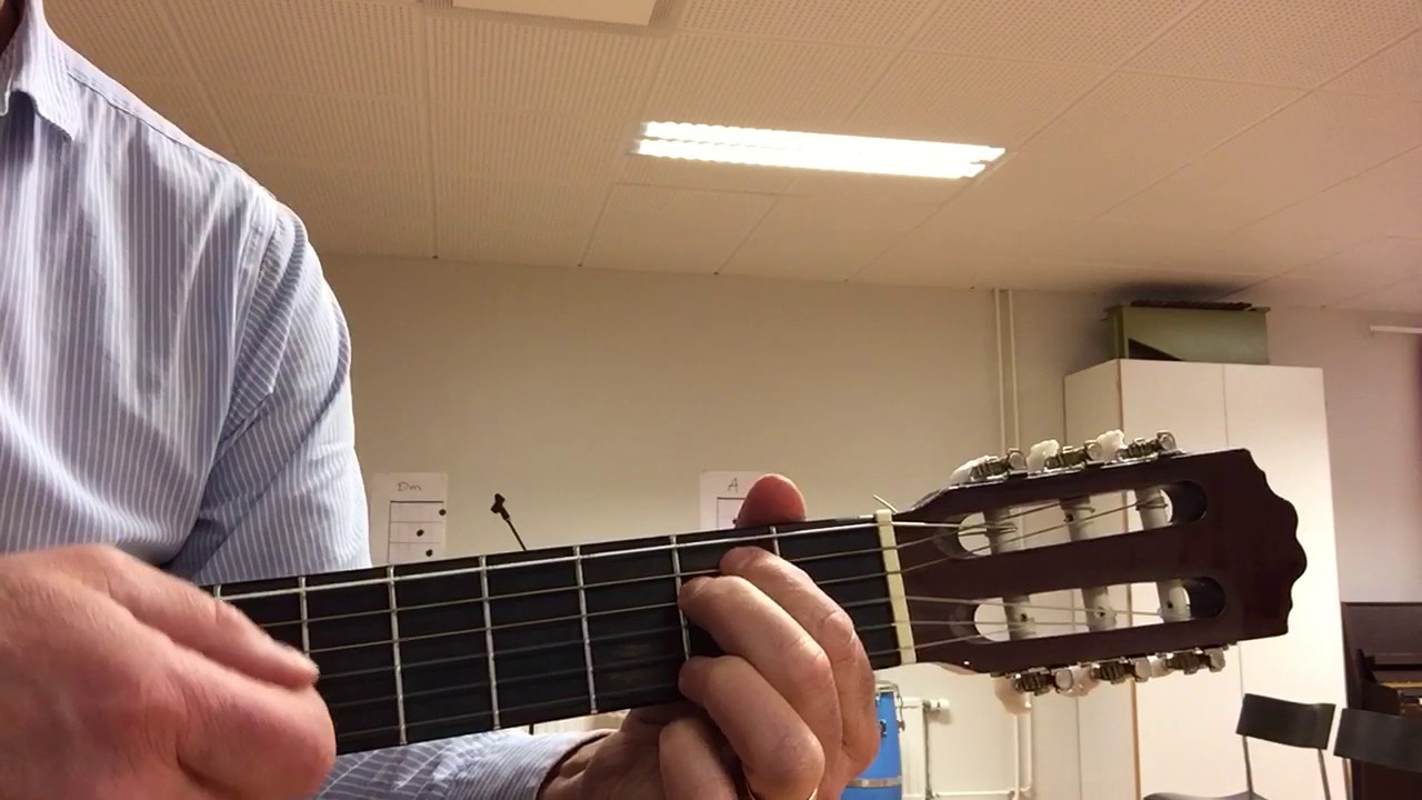 Utan dina andetag gitarr ackord