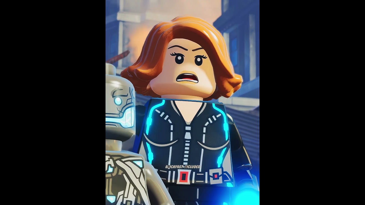 Nick Fury Saves The Avengers On A Flying Pig #lego #marvel