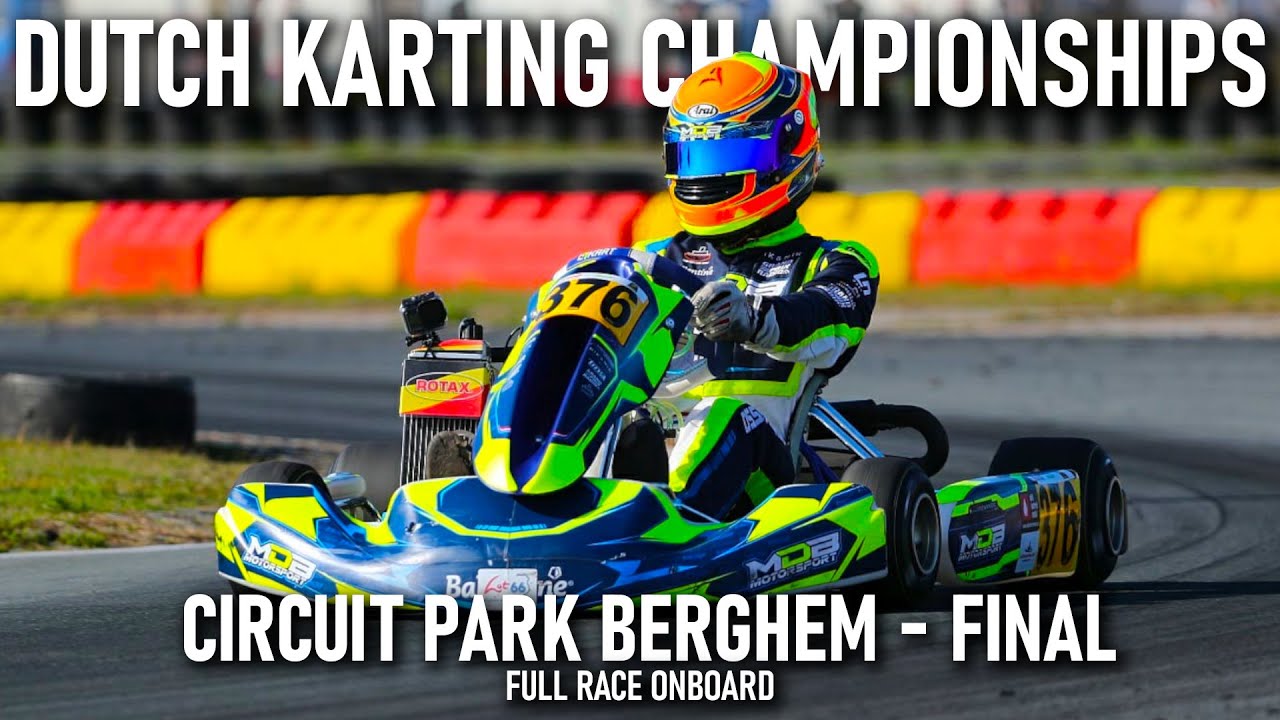 Onboard GoPro Dutch Rotax Max Challenge Round 6 | Berghem Final