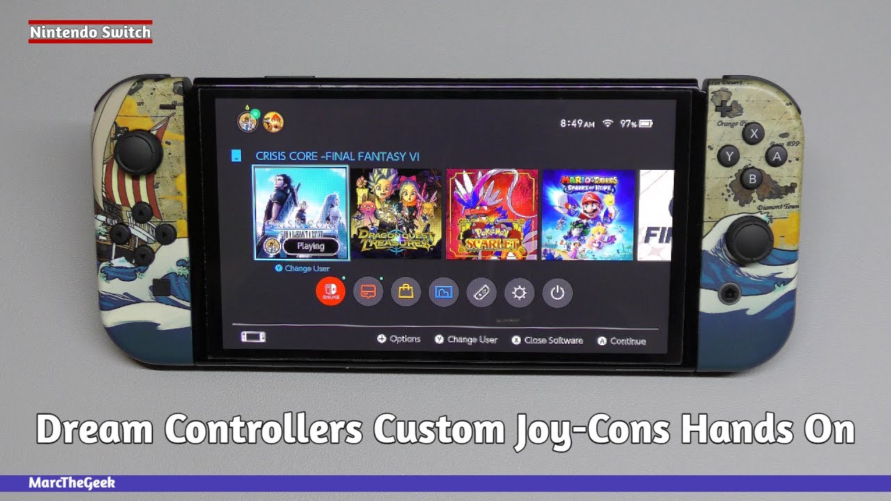 Dream Controllers Custom Joy-Cons Hands On