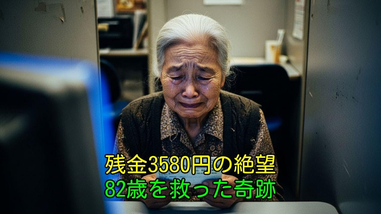 年金7万円、82歳の絶望。貯金3580円で路頭に迷った末の「衝撃の奇跡」
