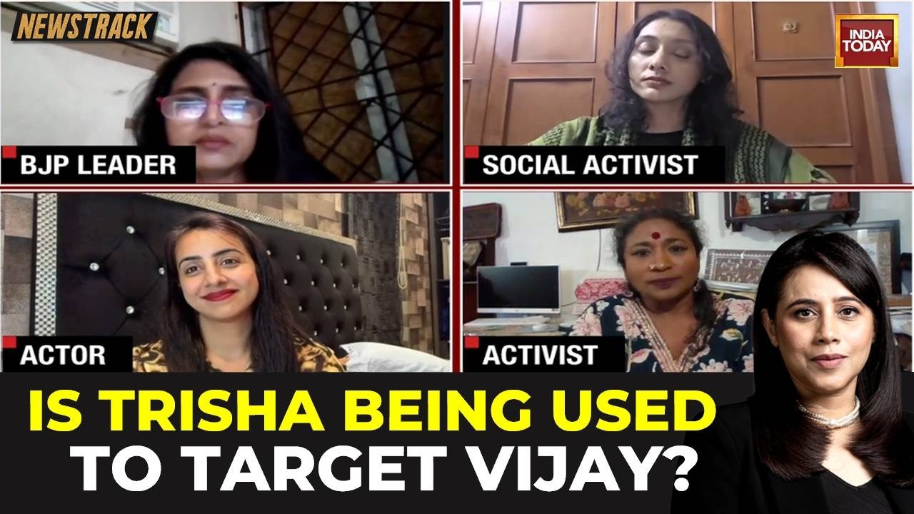 Debate: Is Trisha Being Used To Target Vijay? Panelists Slam Misogynistic Political Attacks
