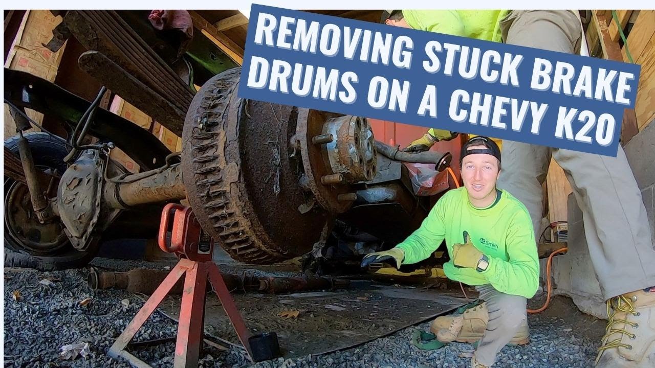Removing a Stuck Brake Drum on a 78 Chevy K20