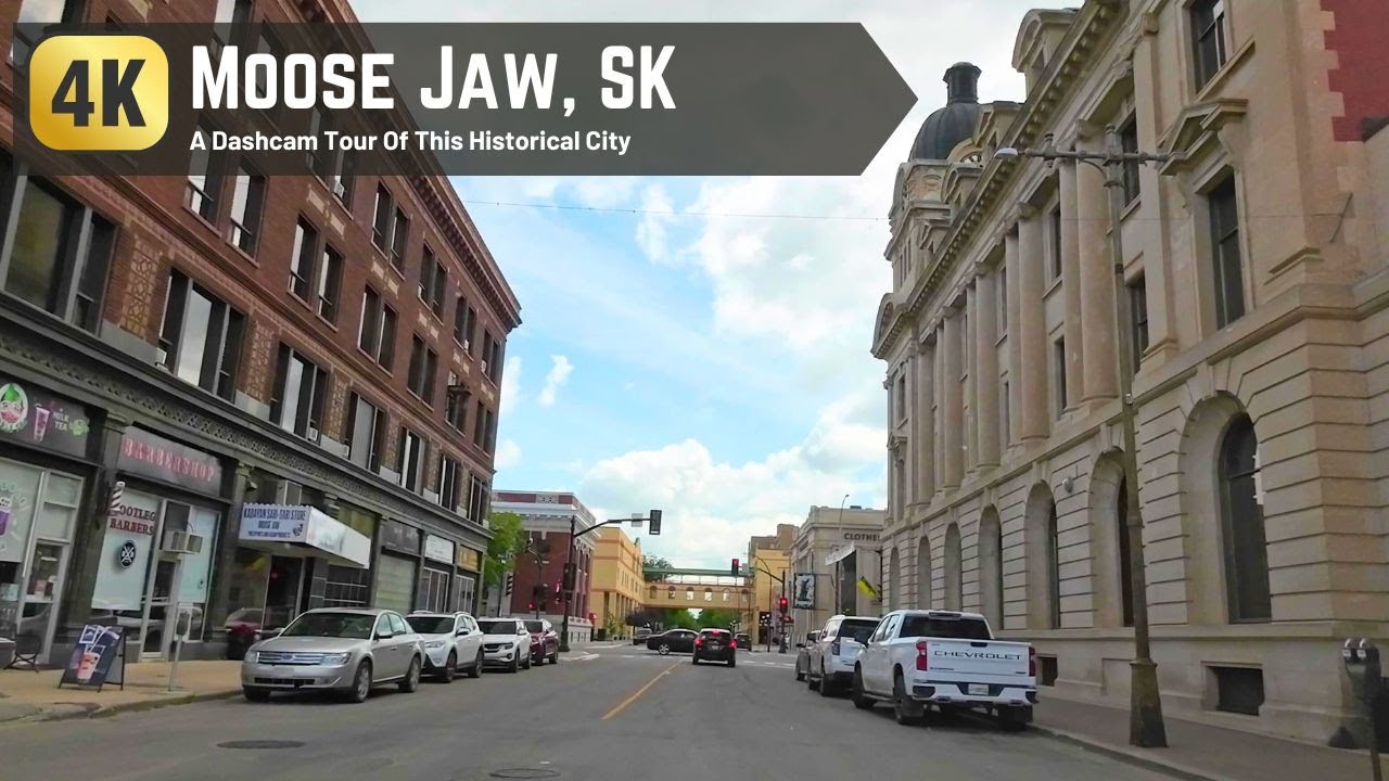 Moose Jaw Dashcam Tour [4K]