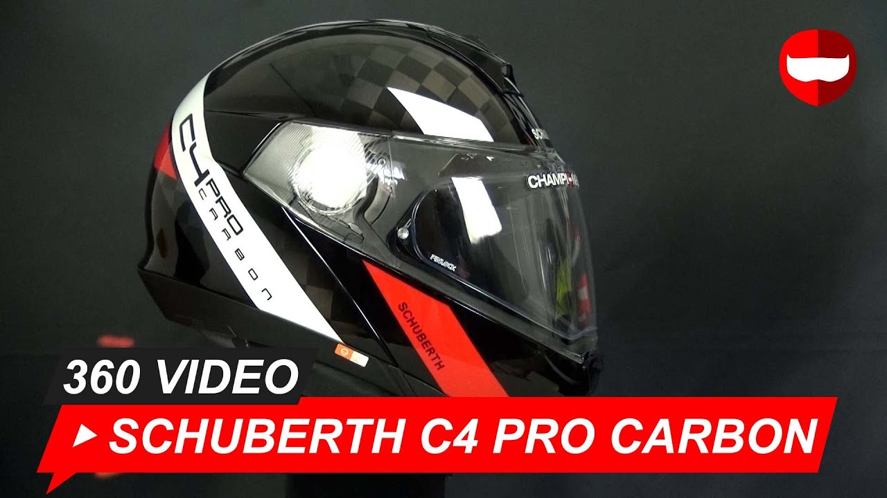 Schuberth C4 Pro Carbon Avio красный  - ChampionHelmets.com