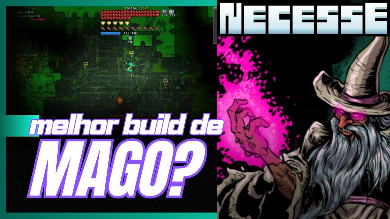 Build de MAGO para DERRETER INCURS&Otilde;ES! #necesse