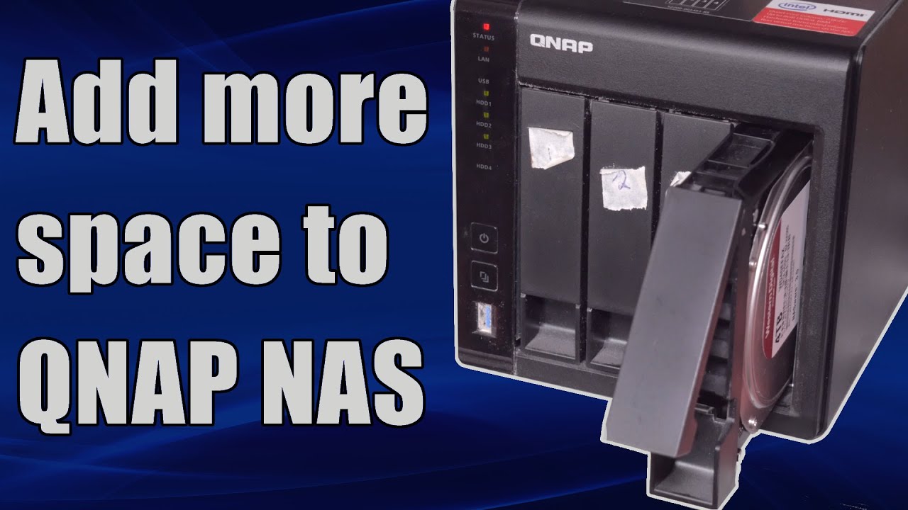 increase space on your qnap nas