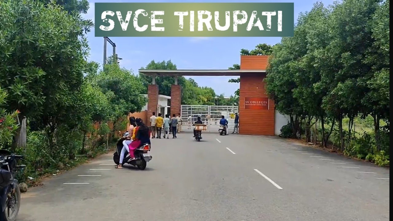 SVCE CAMPUS TIRUPATI  Full video||SV COLLEGE' S||SVCE &SVEC||TOPCLGSIN AP||Chittor District