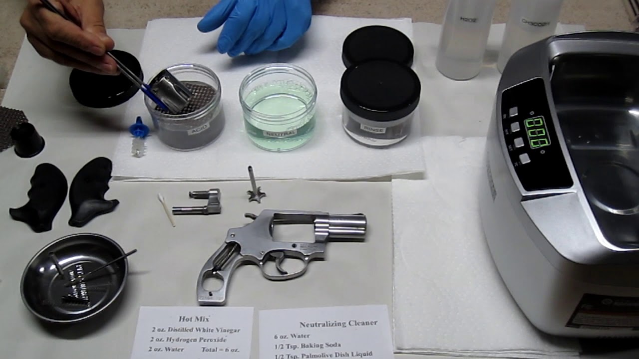Chemically Remove Burn Rings From Stainless Steel Cylinder and Chambers
