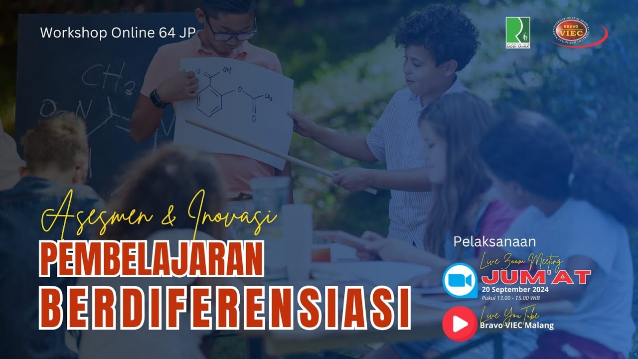 Live Asesmen & Inovasi Pembelajaran Berdiferensiasi Bersama Bravo Viec Malang